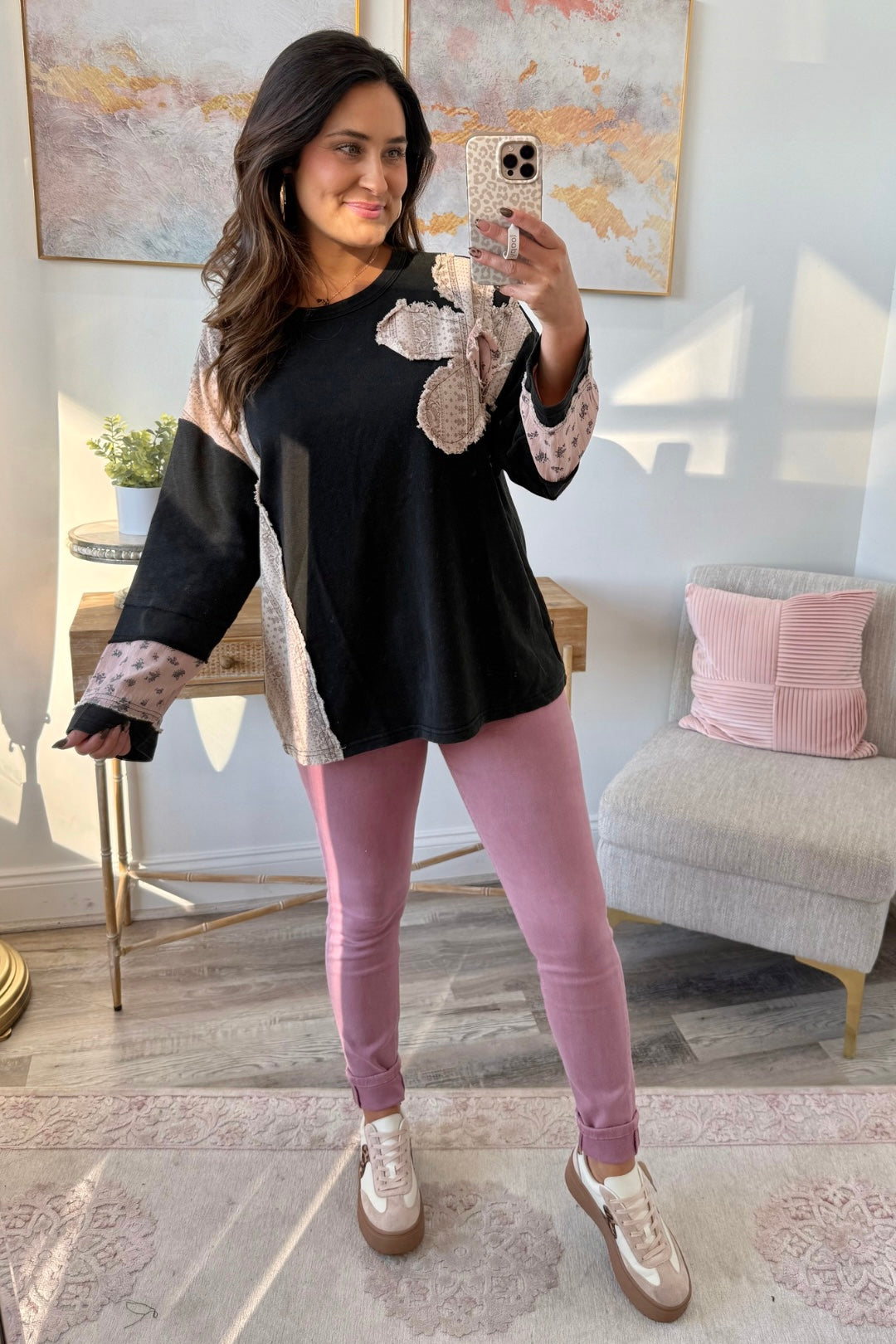 Patchwork Petal Top