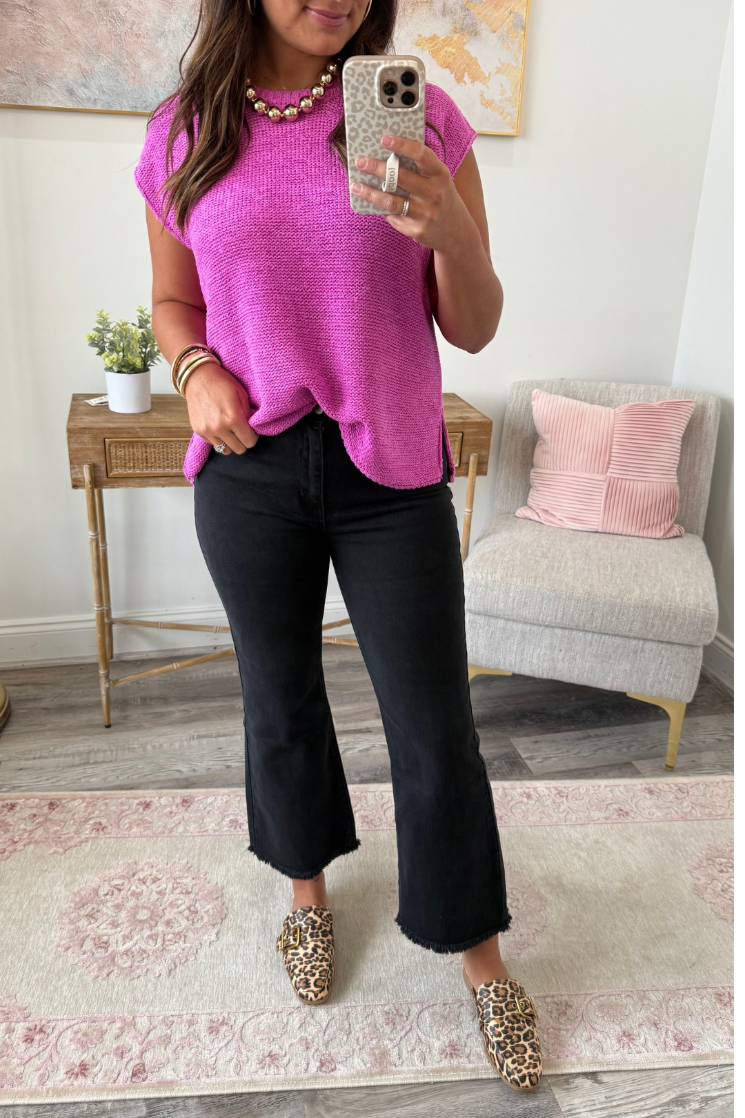 Washed Frayed Pant  **Final Sale**