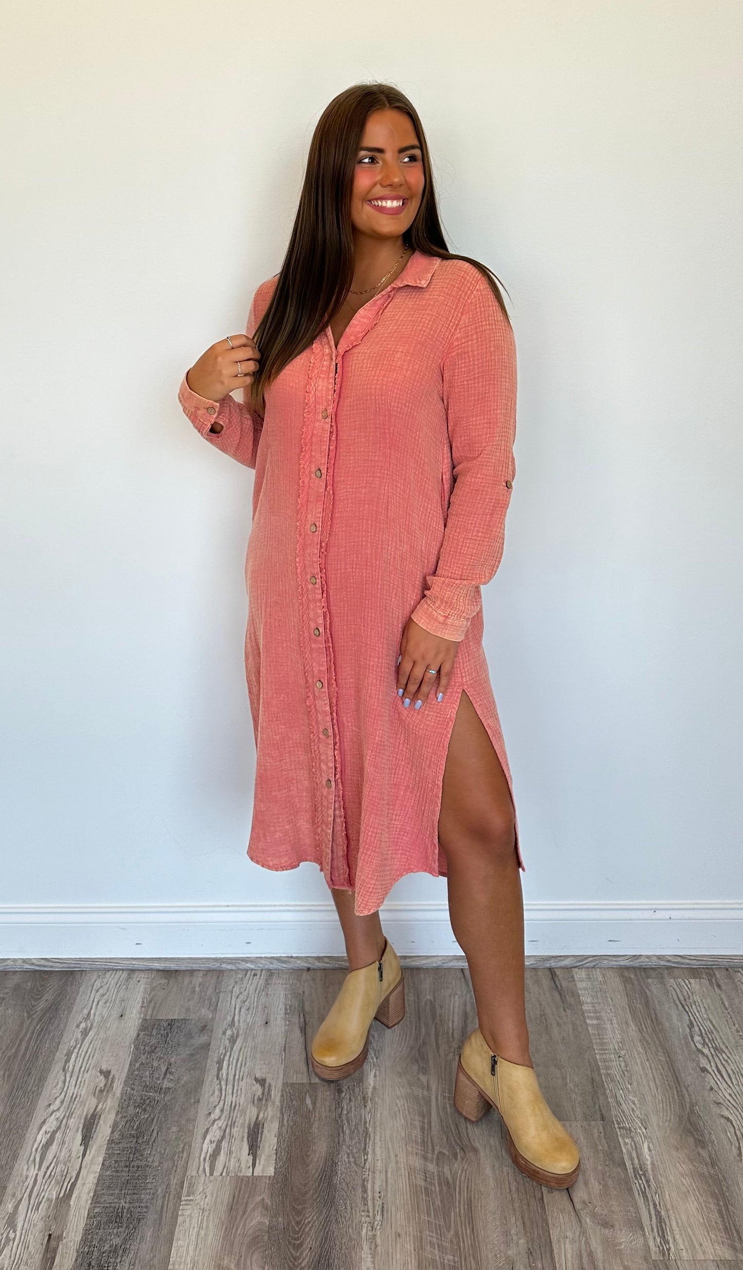 Endless Weekend Gauze Midi Dress **Final Sale**