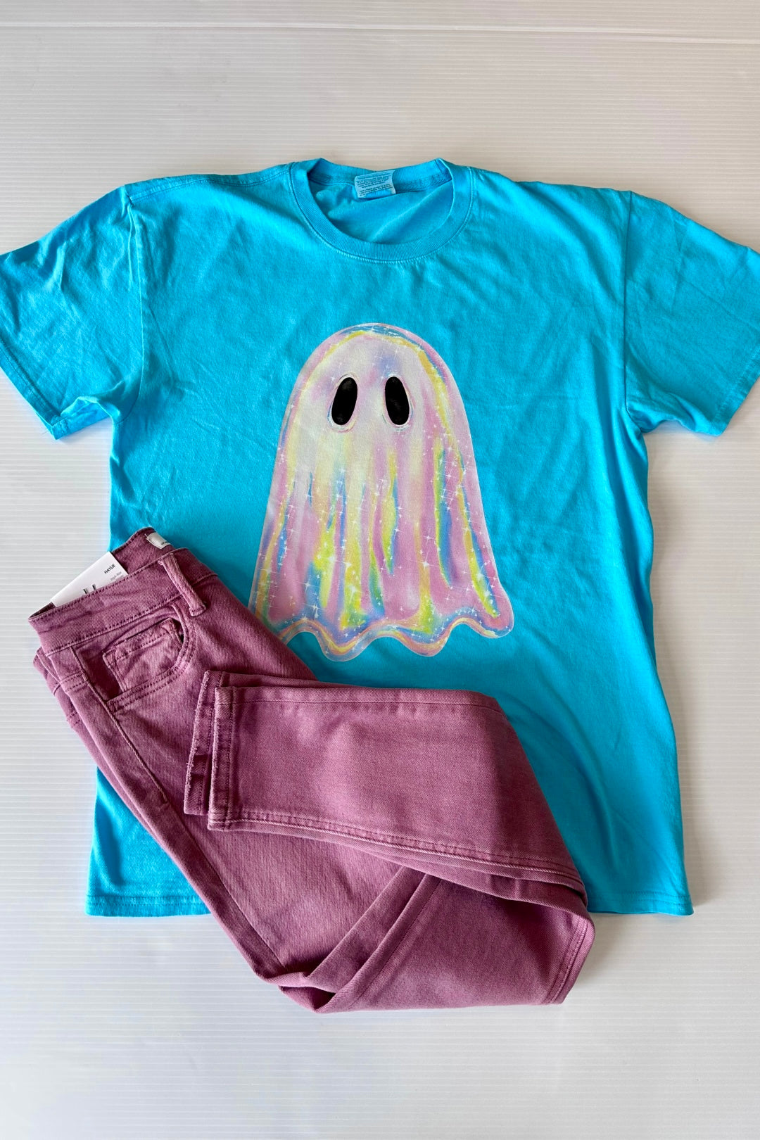 Disco Iridescent Ghost Tee