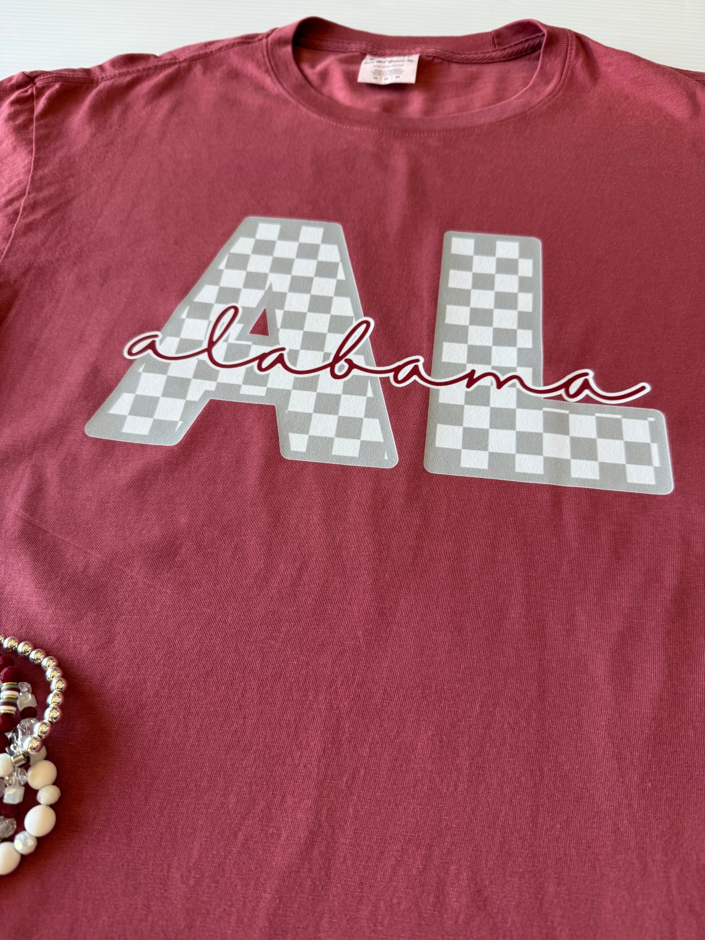 Alabama Tailgate Checks Tee