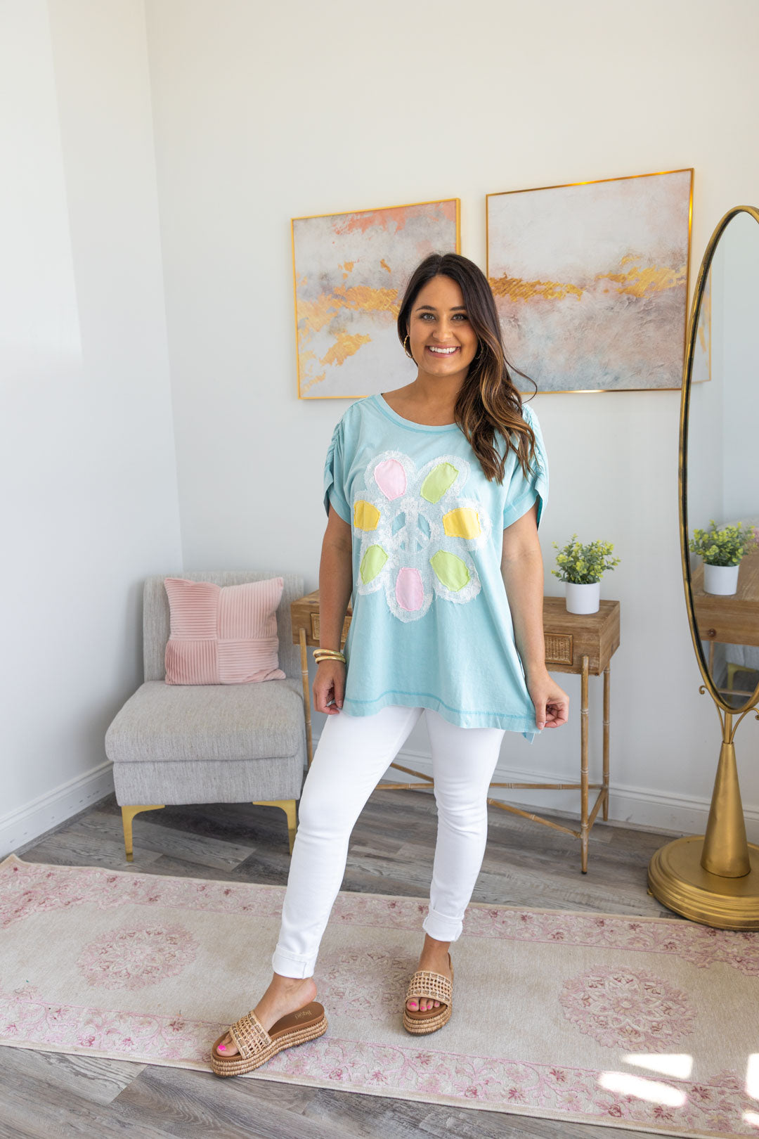 Peace & Petal Top