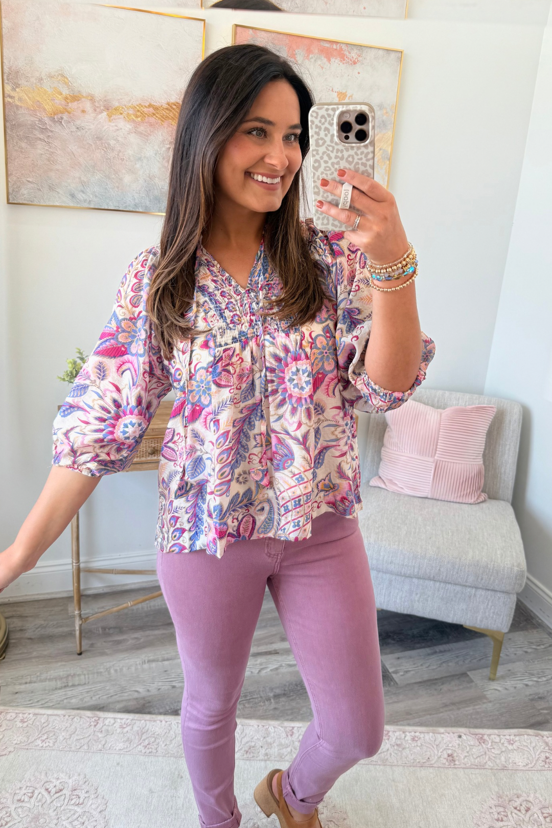 Floral Fusion Top
