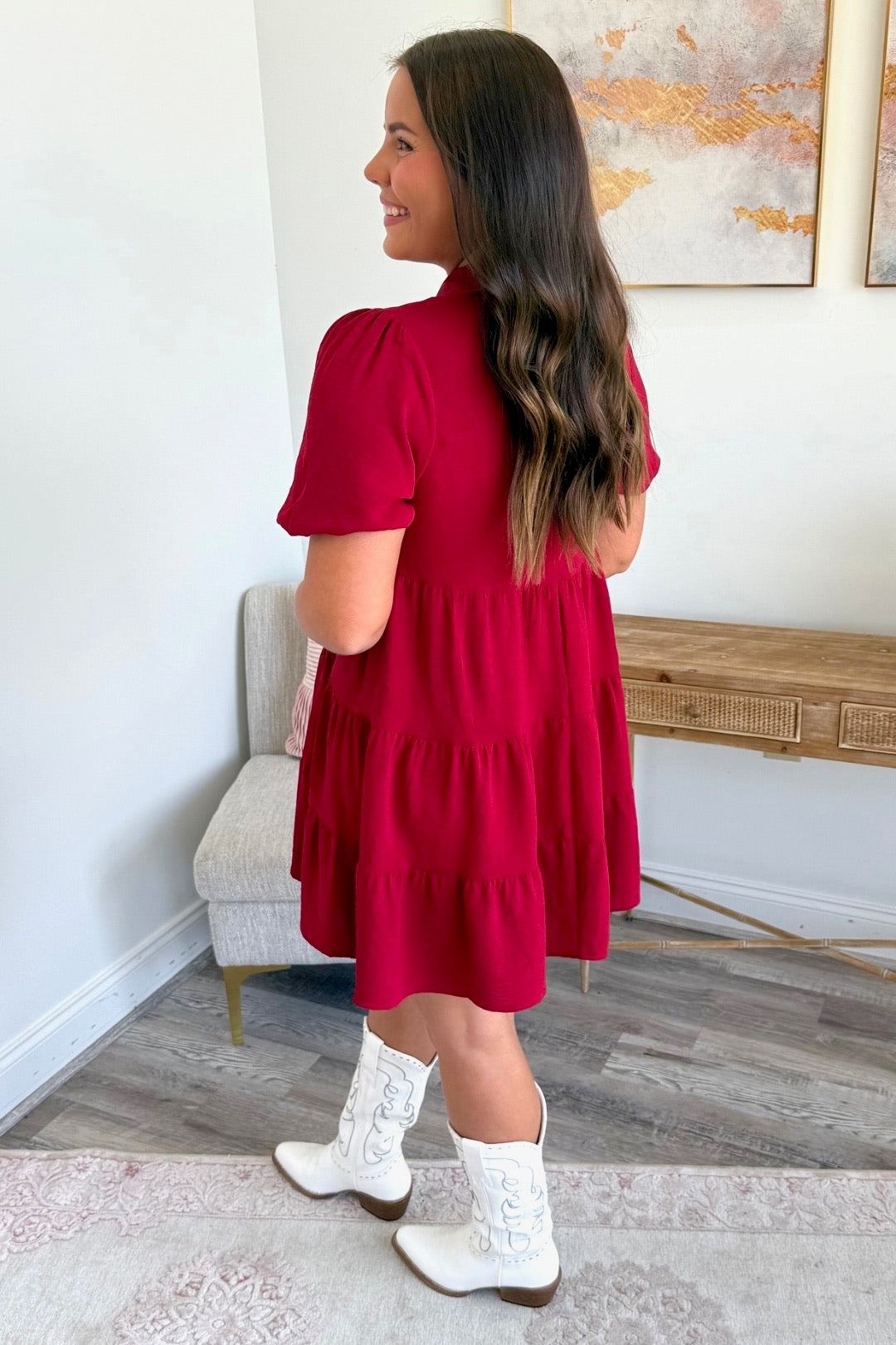 Crimson Belle Dress