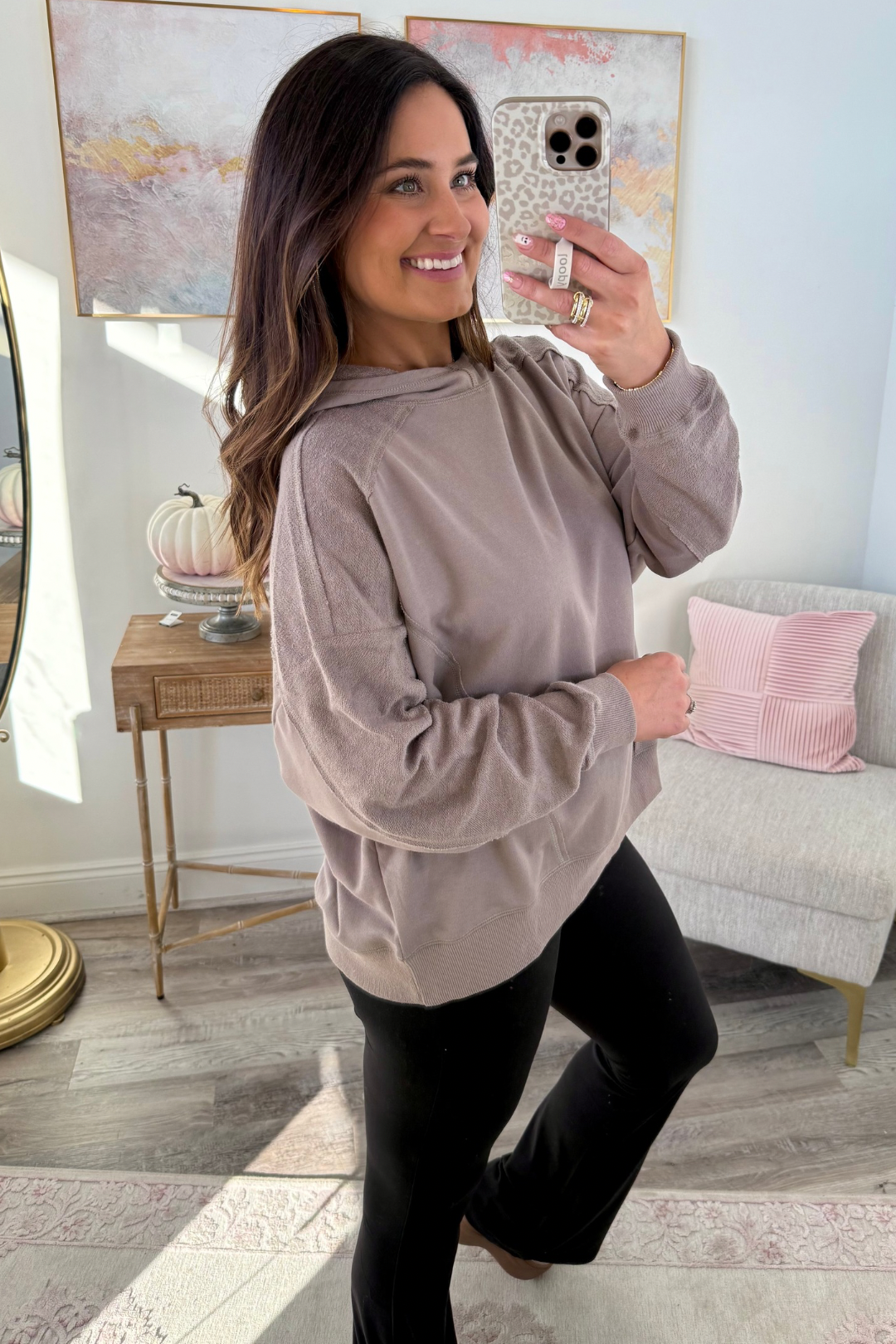 Mocha Mist Hoodie  **Final Sale**Online Only**