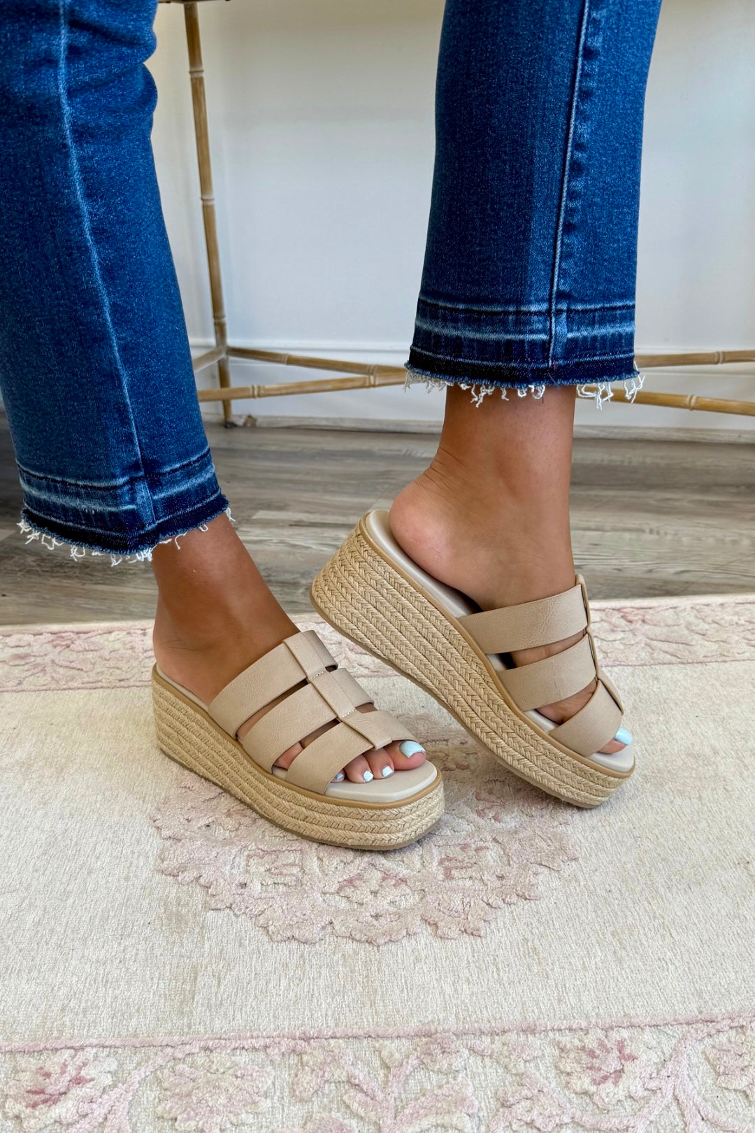 Yellow Box Joy Platform Wedge