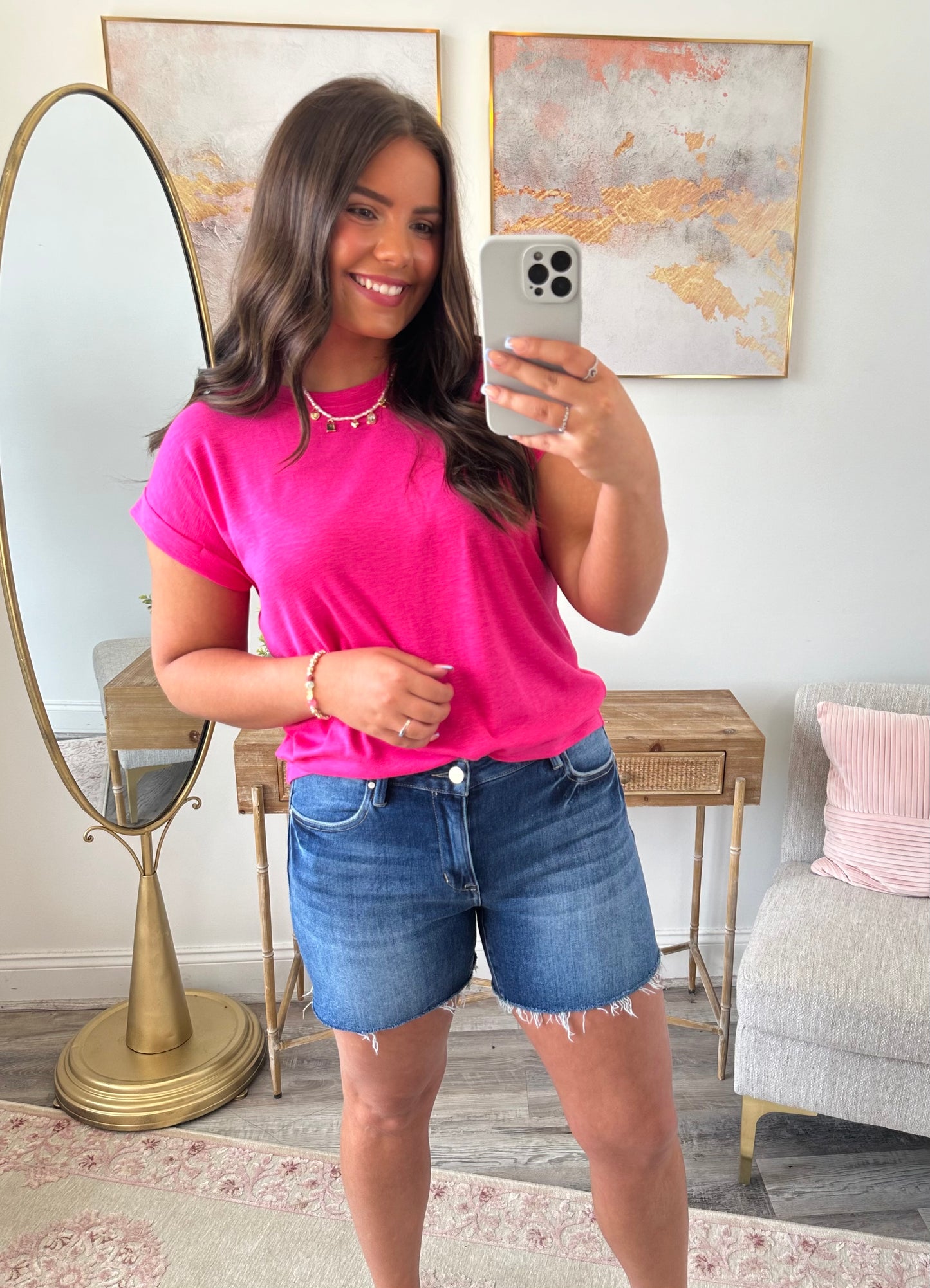 Destiny Denim Shorts  **Final Sale**