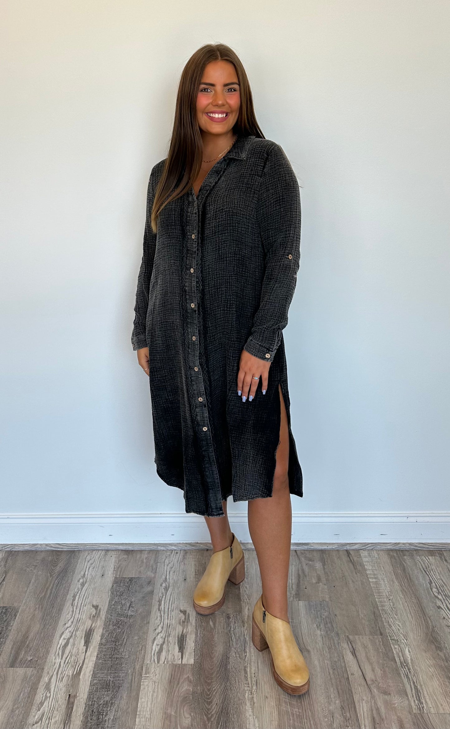 Endless Weekend Gauze Midi Dress **Final Sale**