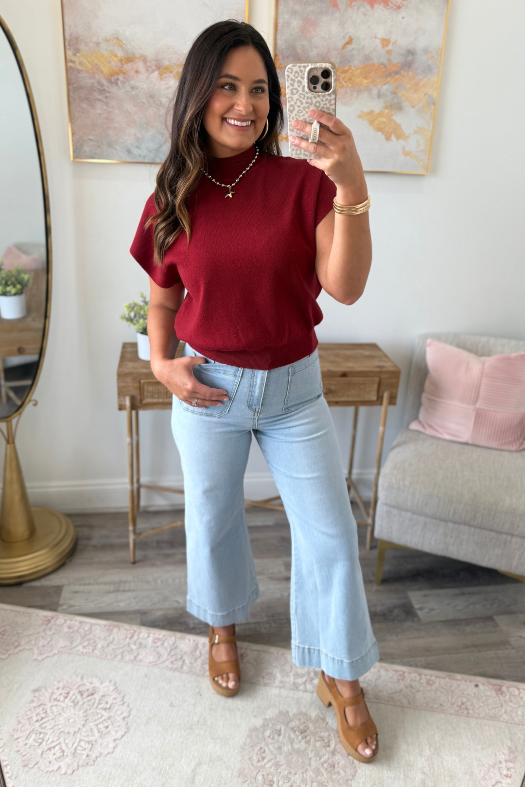 Blue Haze Denim Pants