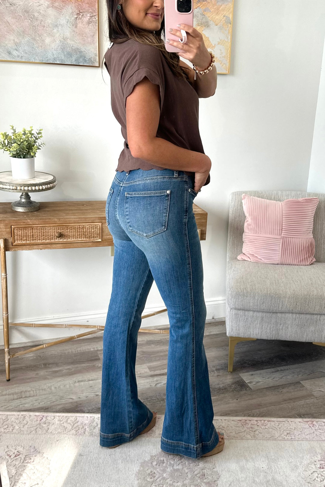 Judy Blue Double Take Tummy Control Flare Jeans