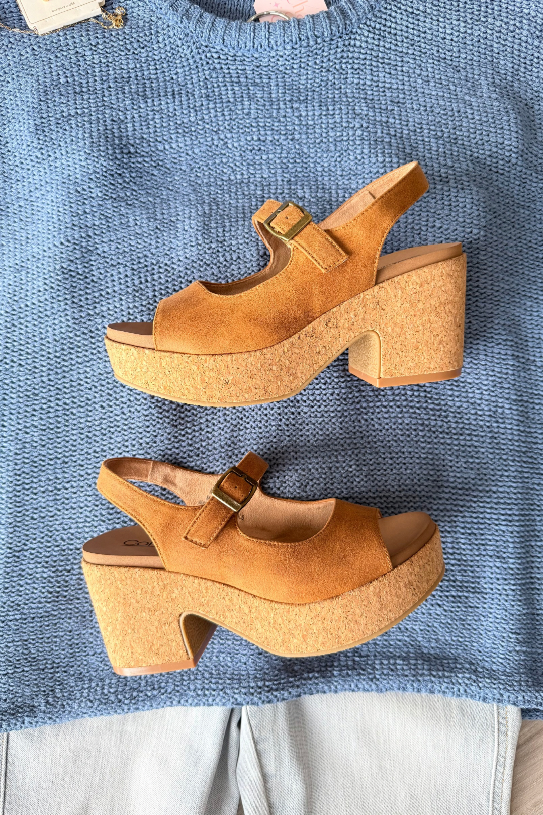 Miss Behavin Faux Suede Wedges