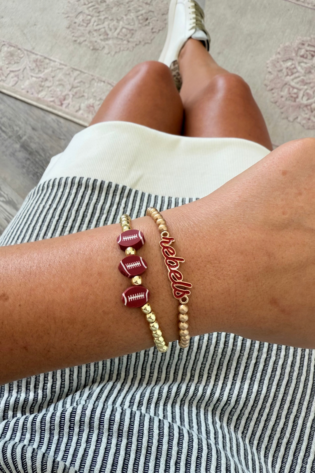 Erimish Football Bracelet