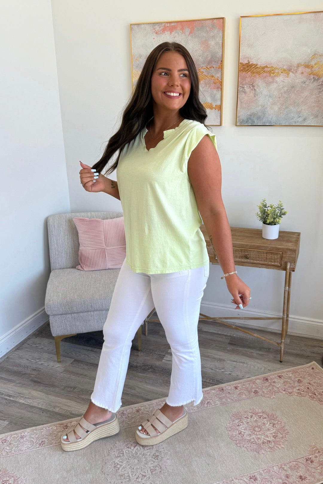 Lime Lite Top
