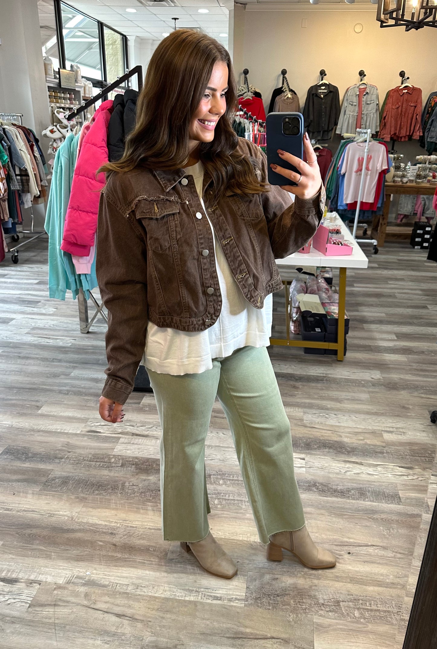 Chocolate Dreams Jean Jacket **Final Sale**