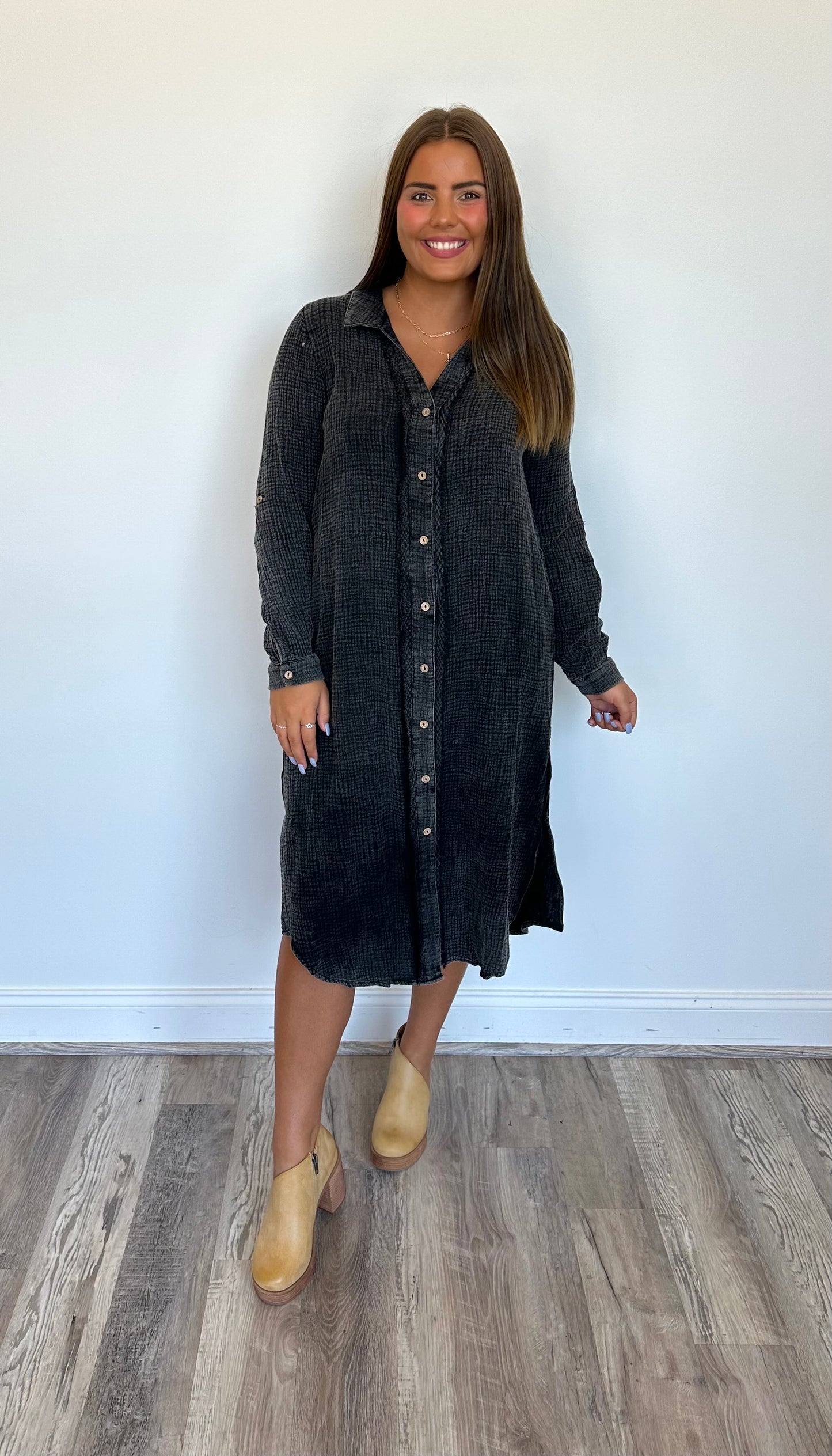 Endless Weekend Gauze Midi Dress **Final Sale**