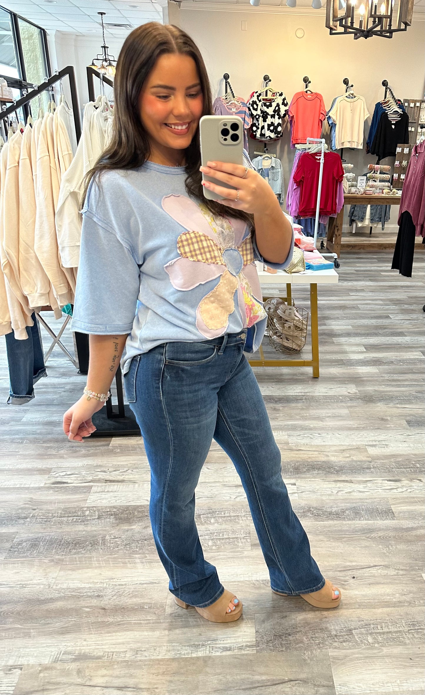 Revere Mid-Rise Bootcut Jeans** FINAL SALE**