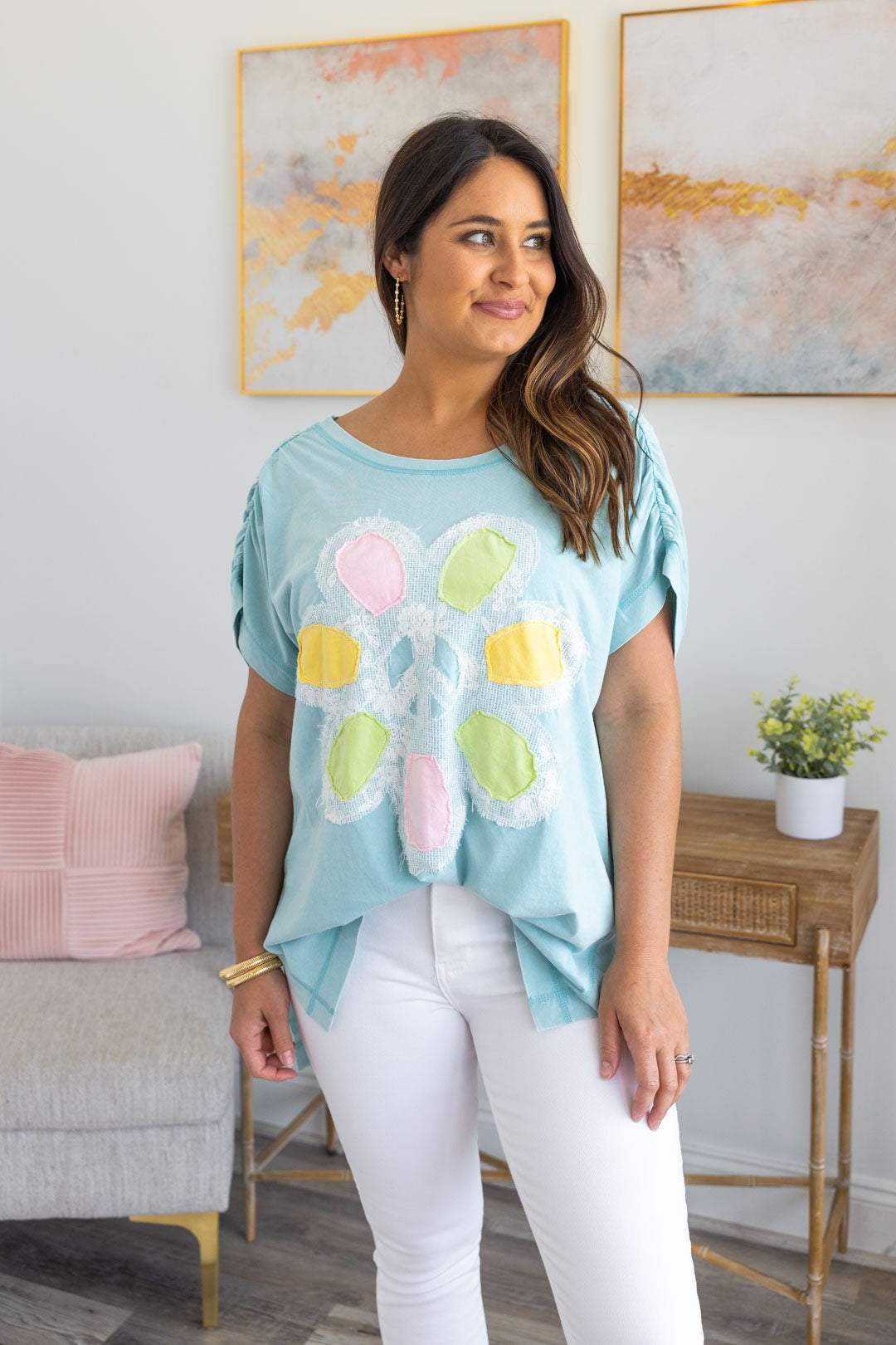 Peace & Petal Top