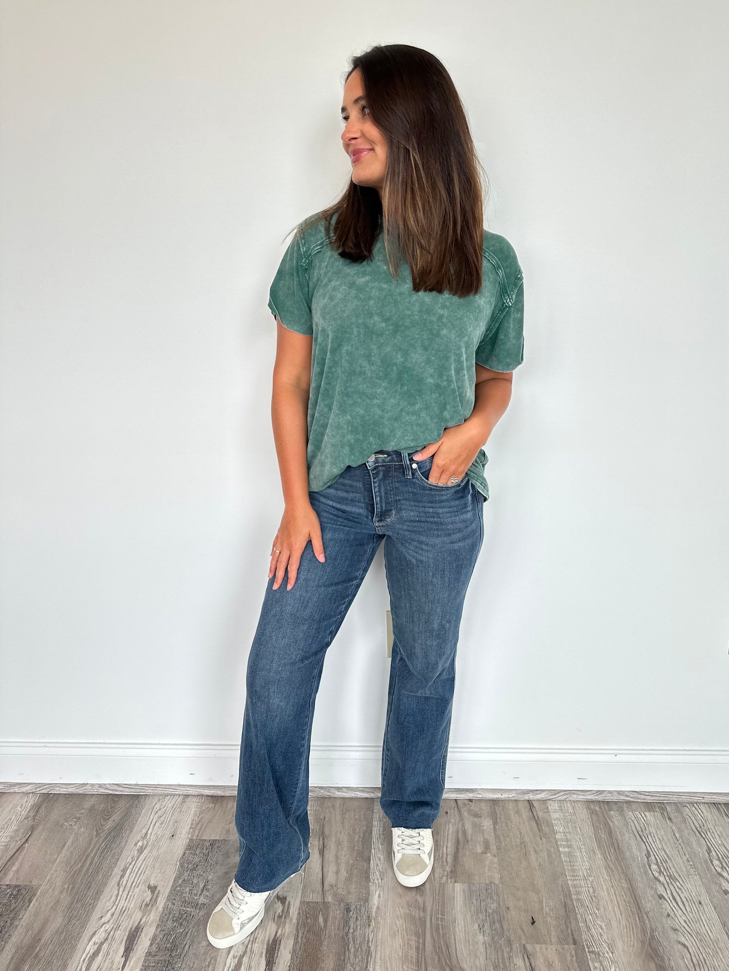 Judy Blue Tummy Control Straight Jean