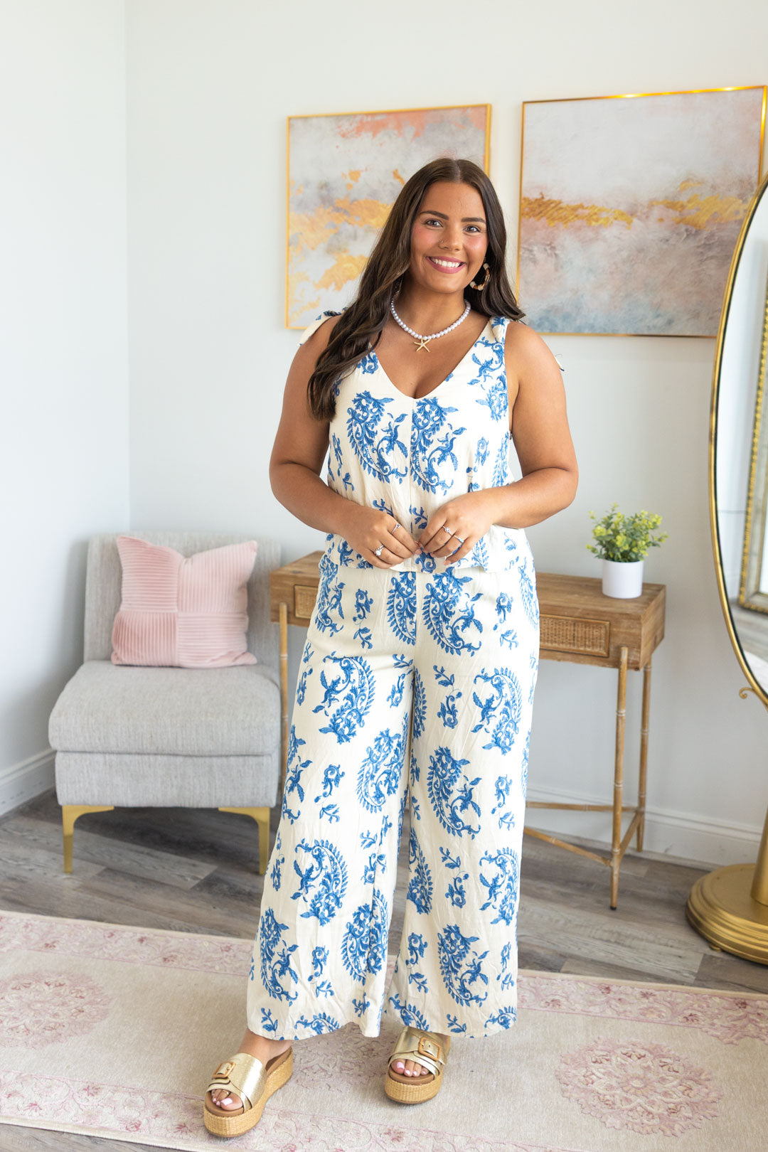 Floral Illusion Jumpsuit