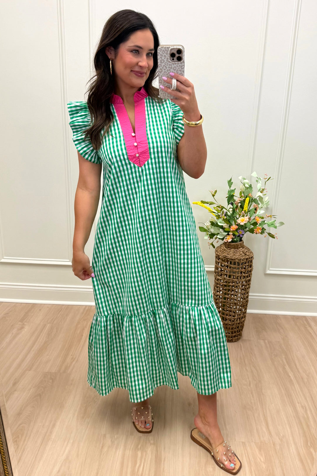 Gingham Charm Dress