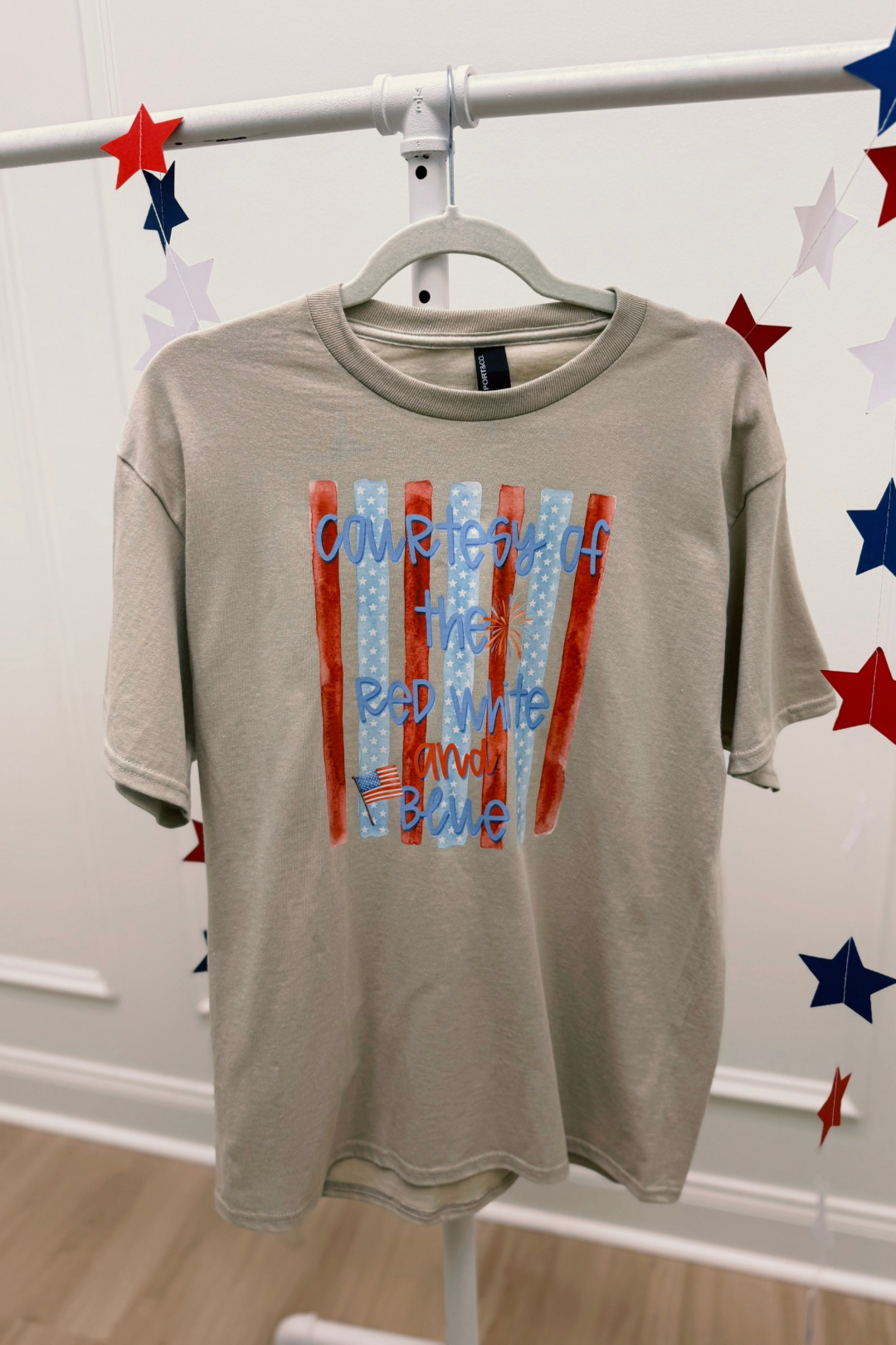Courtesy of the Red White and Blue Tee