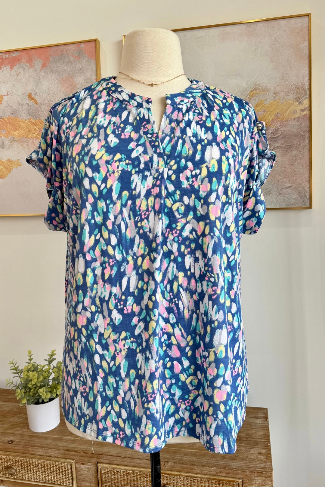 Pattern Shift Top