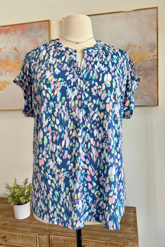 Pattern Shift Top- *** FINAL SALE***