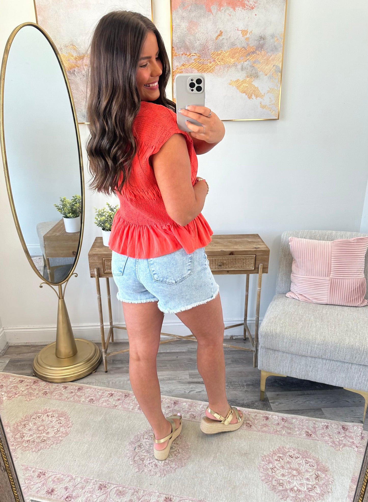 Vintage Vault Denim Shorts  **Final Sale**