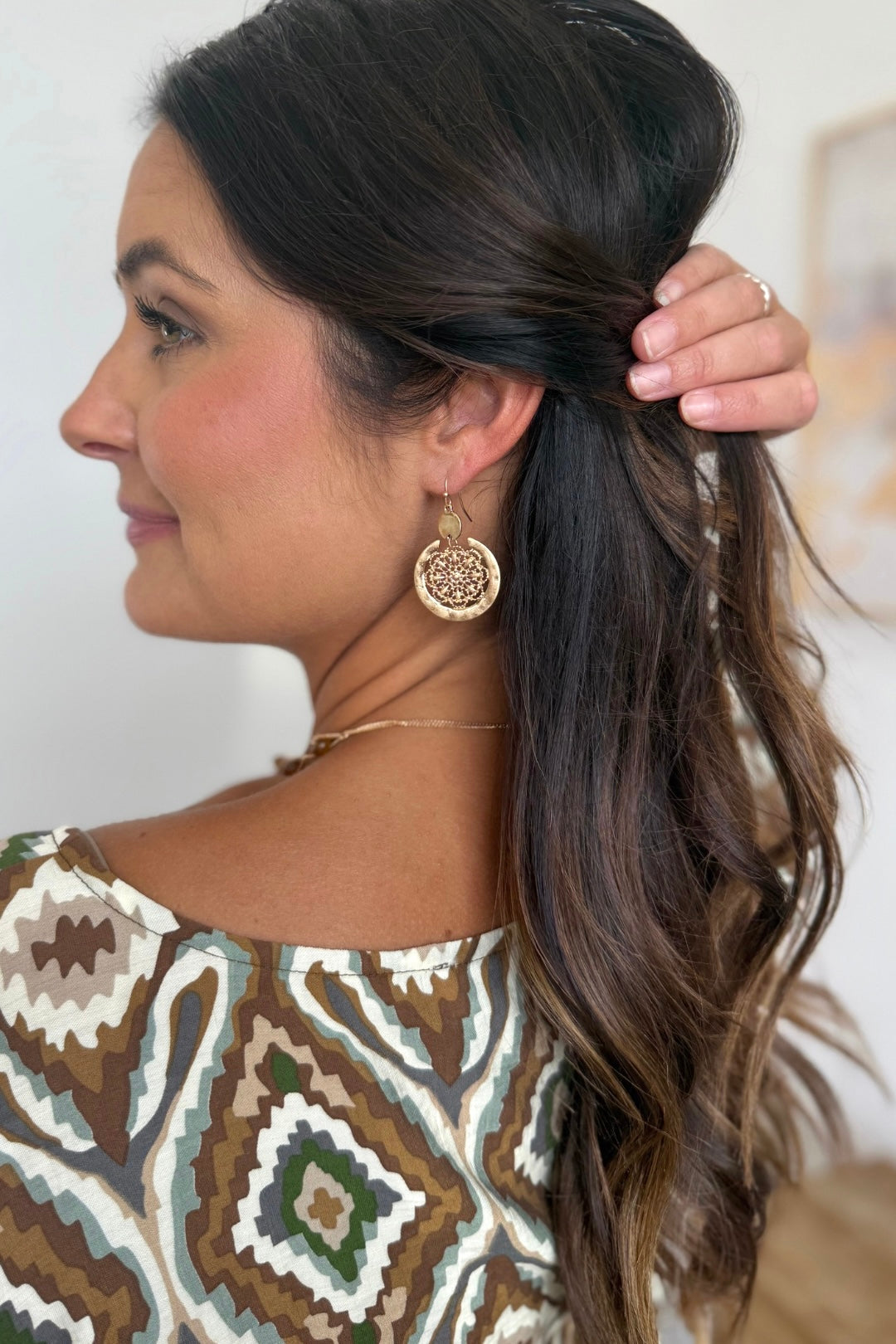 Filigree Glow Earrings