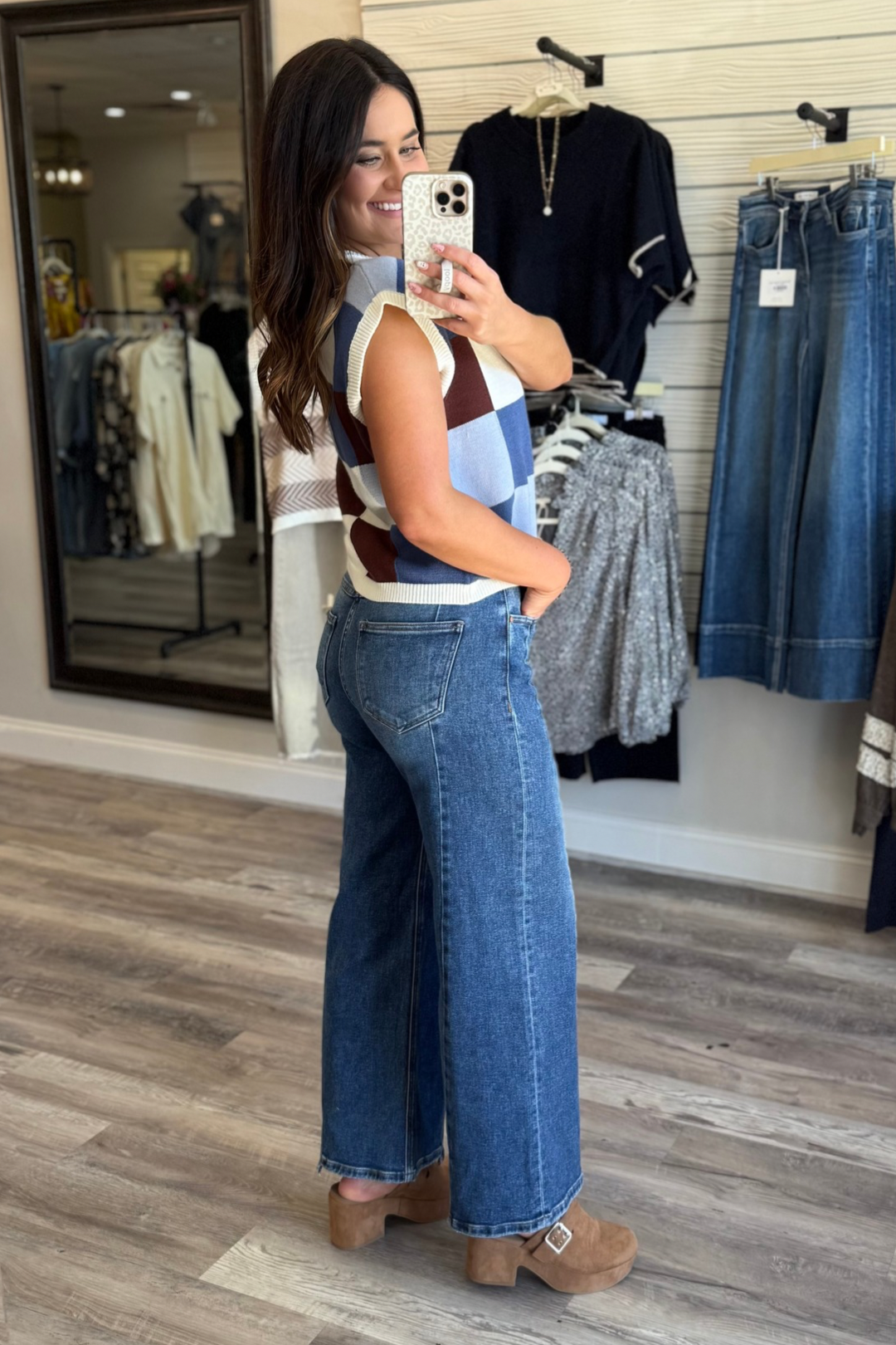 Step Up Dual Hem Jeans