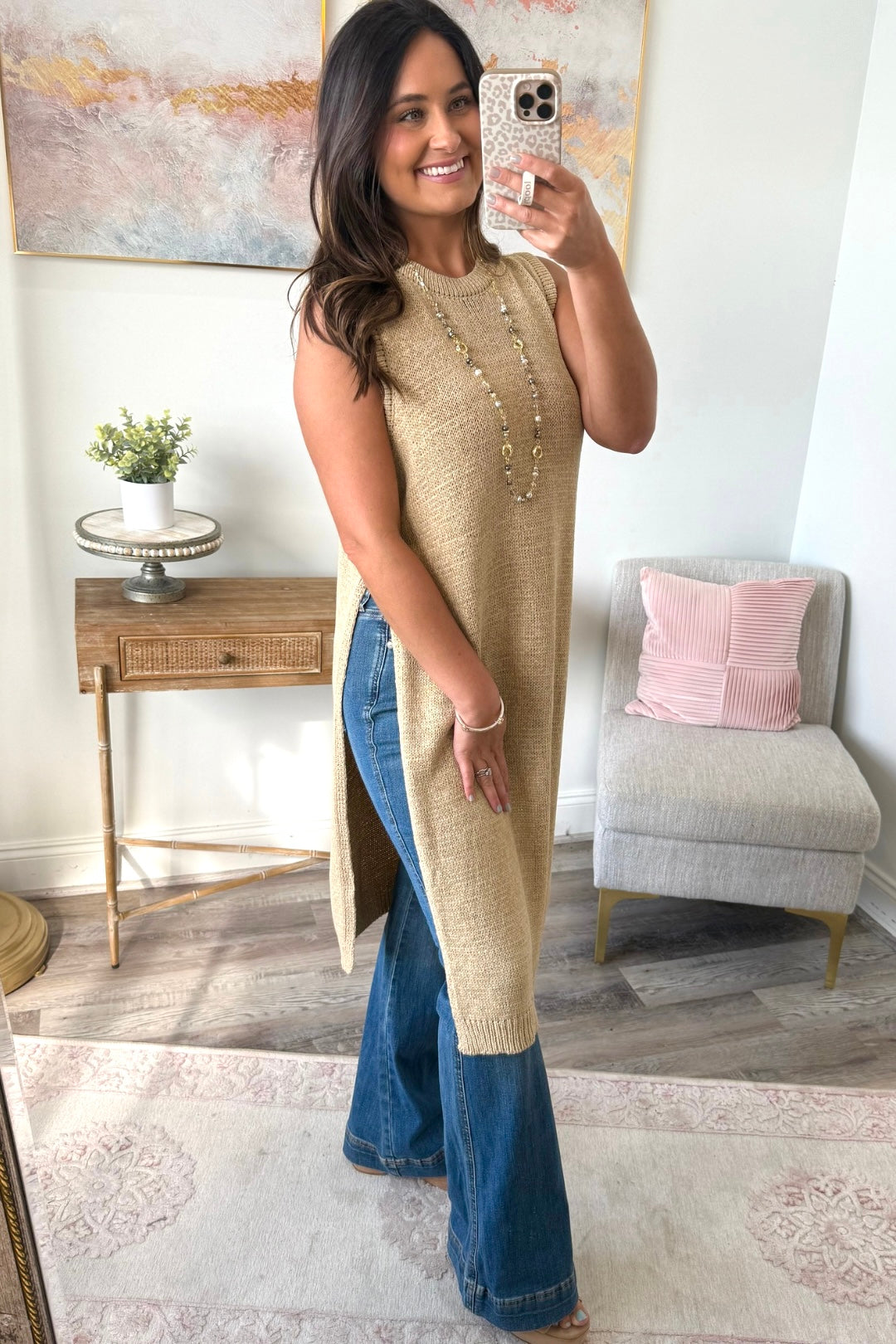 Modern Flair Longline Sweater