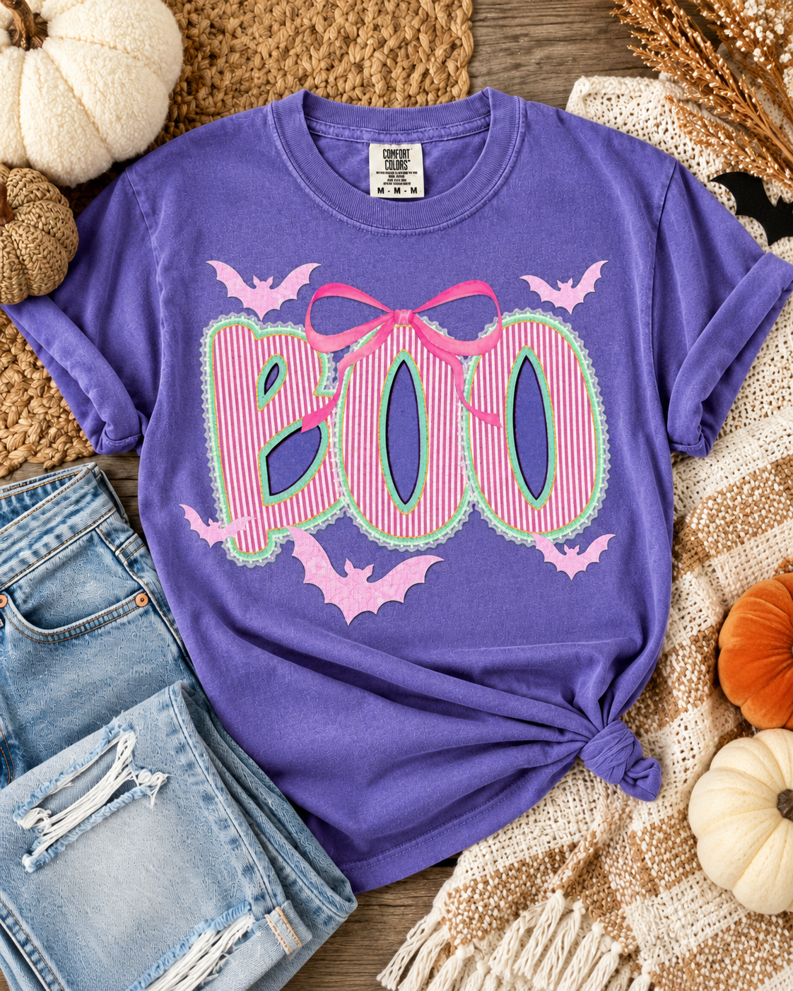Coquette Boo Comfort Colors Tee