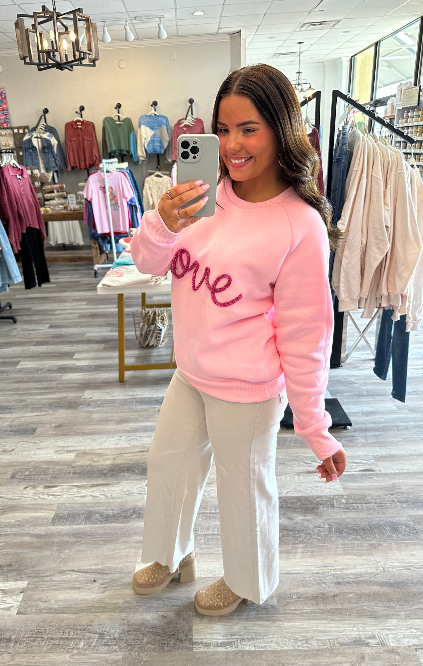 Love To Sparkle Sweatshirt **Final Sale**