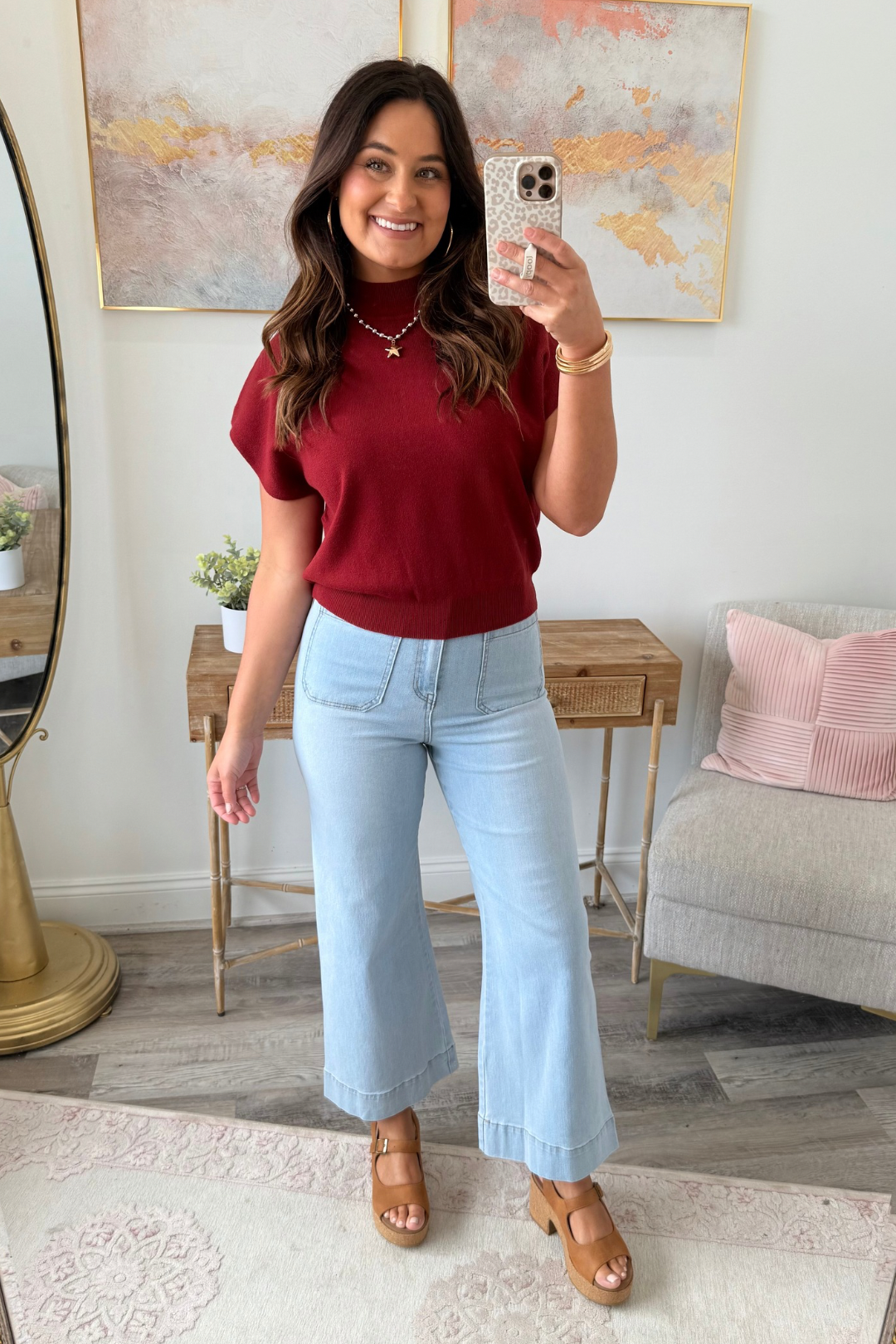 Blue Haze Denim Pants