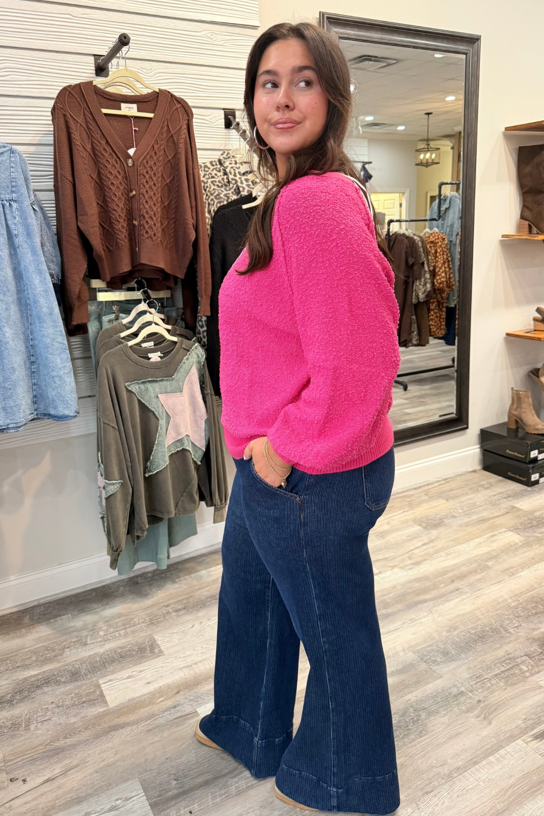 Uptown Wide Hem Jean **Final Sale**