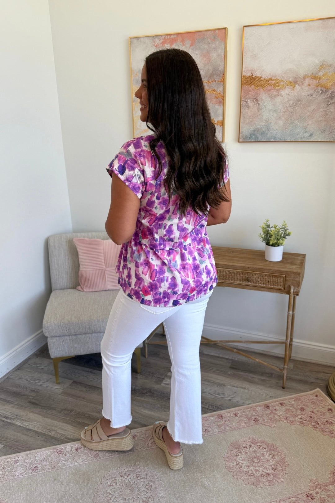 Petal & Pleats Top