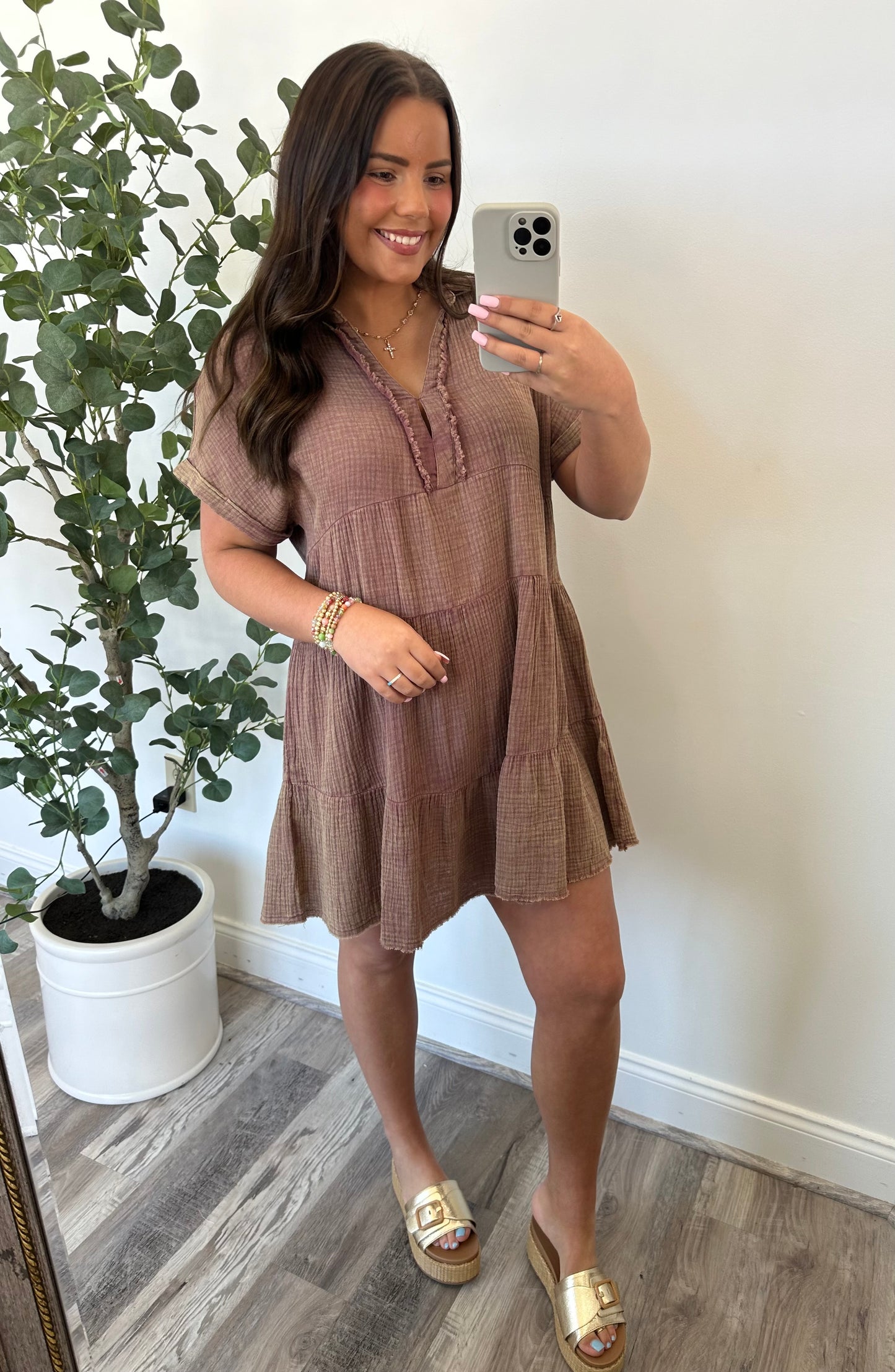 City Cafe Gauze Dress