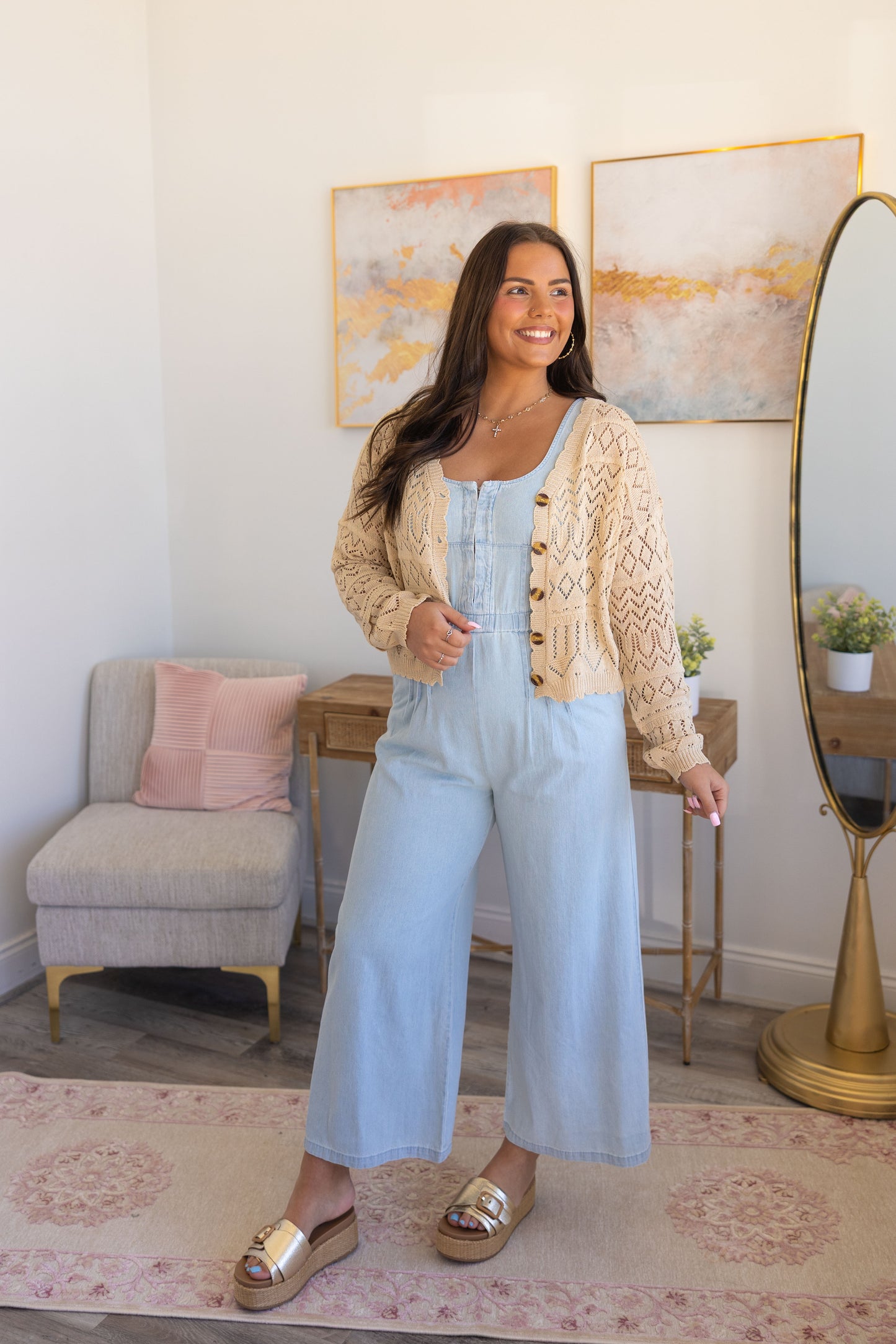 Chambray Chic Jumpsuit  **Final Sale**