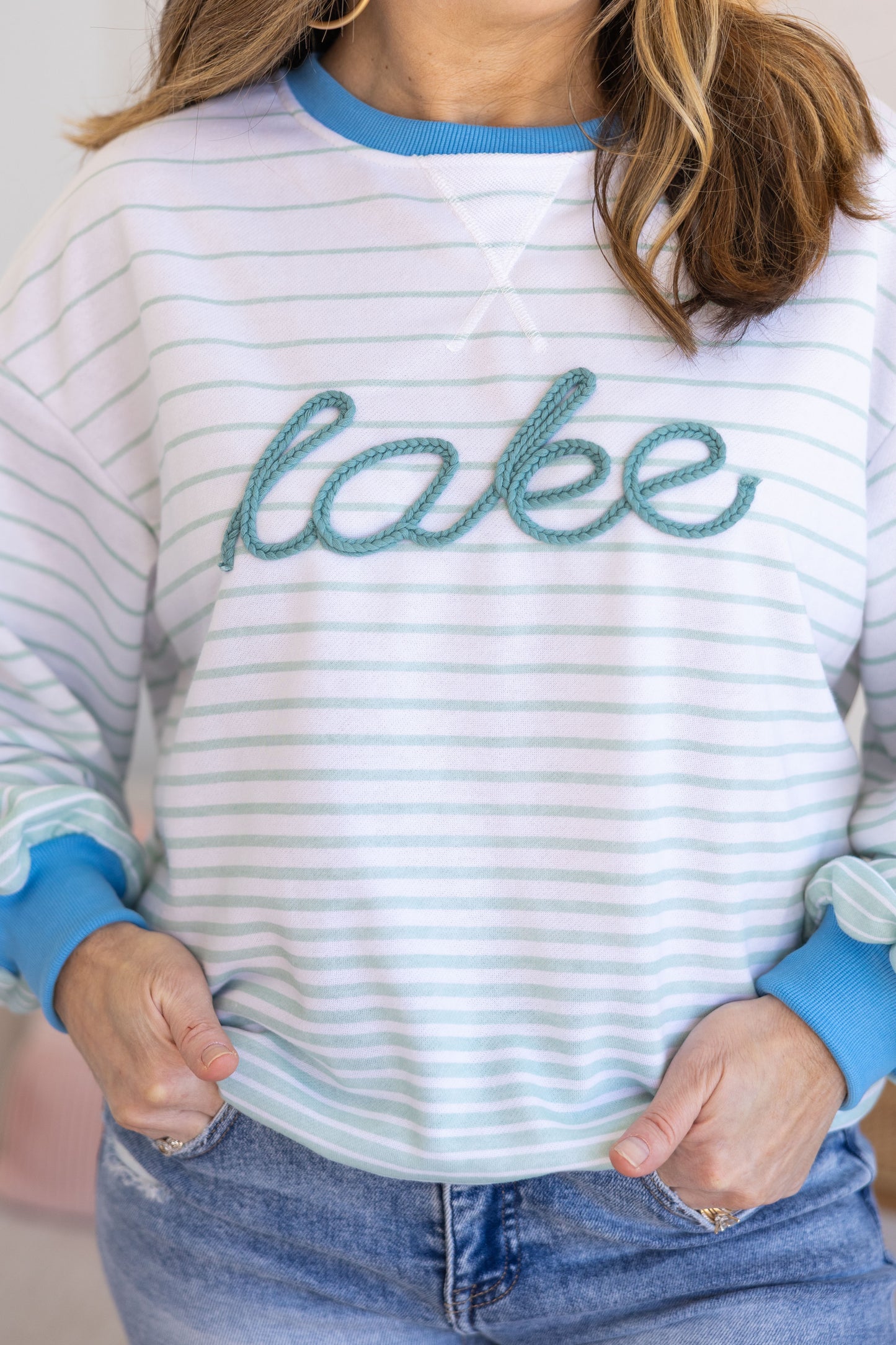 Simply Southern Striped Lake Pullover **Final Sale**
