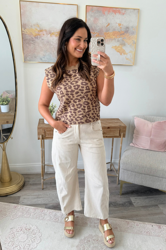 Cord Crush Barrel Pants