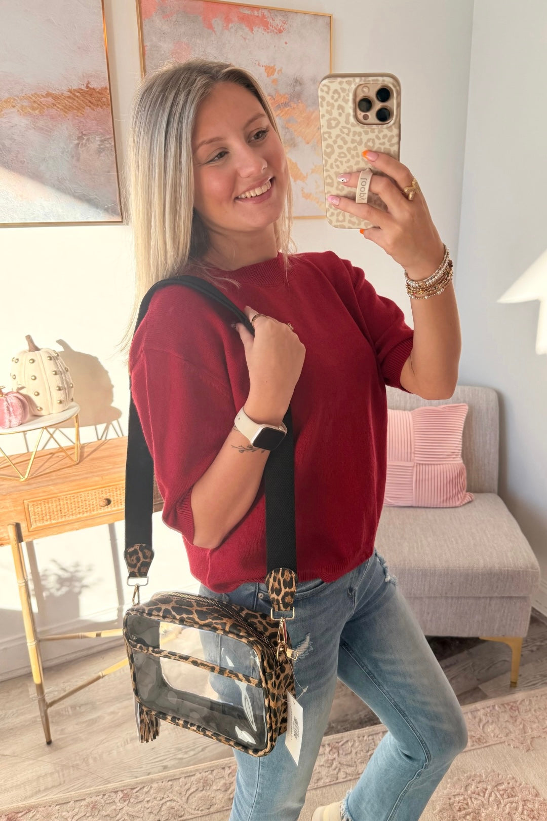 Fierce & Clear Crossbody Bag