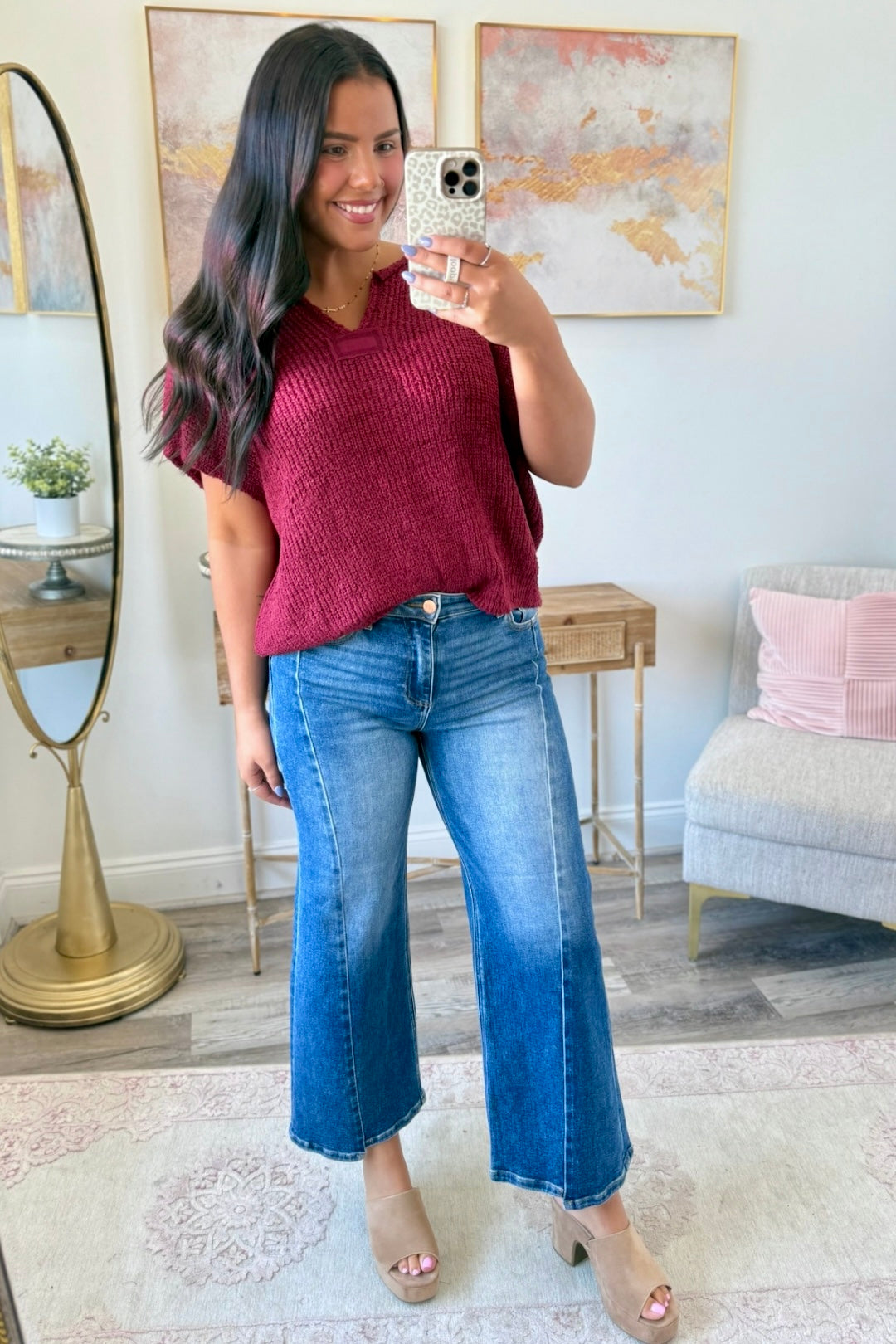 Winedown Sweater Top