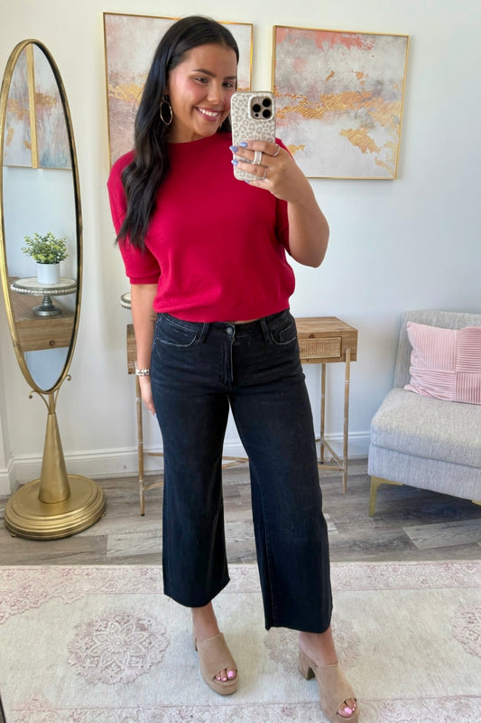 Onyx Ease Wide Leg Pants