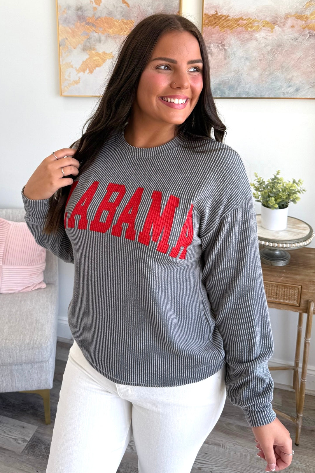 Alabama Ribbed Gameday Top