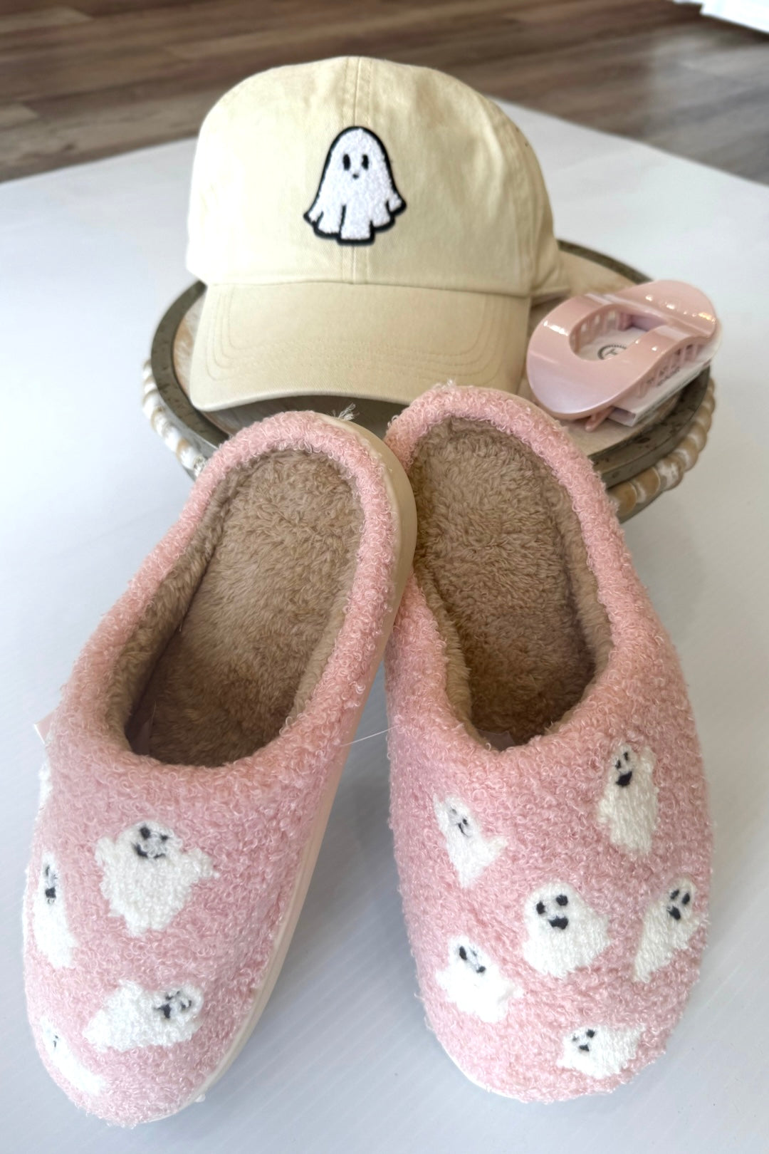 Ghosts Slide On Slippers