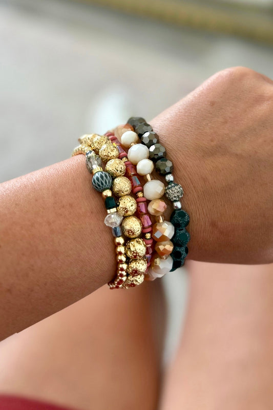 Sunset Smoke Bracelet Stack