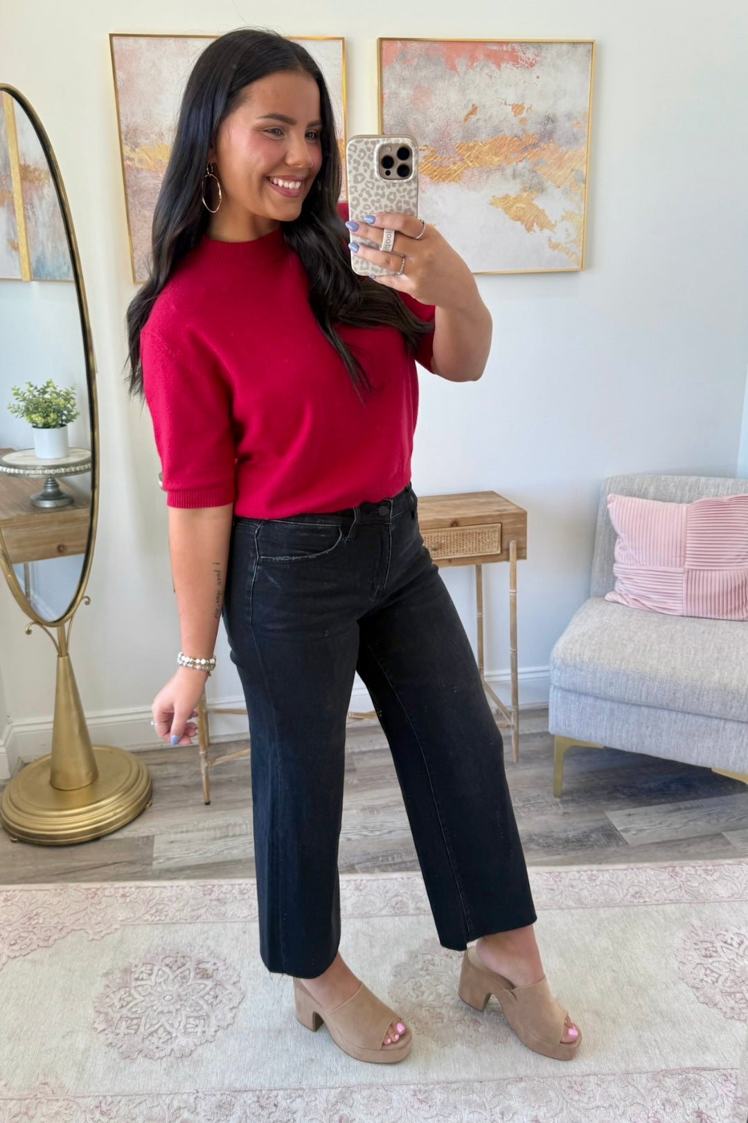 Onyx Ease Wide Leg Pants