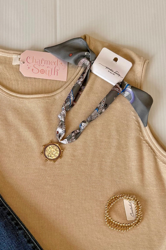 Circle of Grace Scarf Necklace