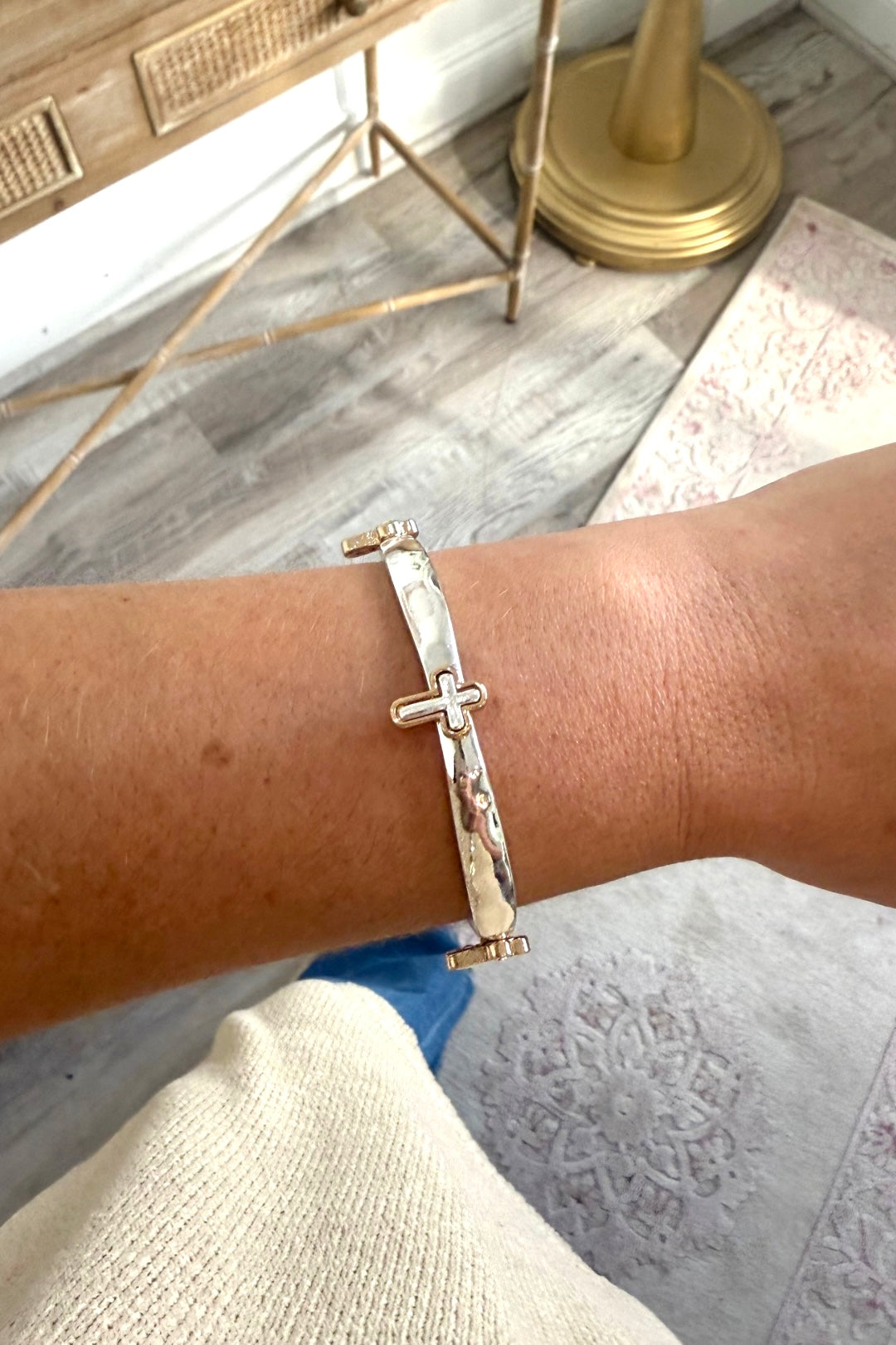 Crossline Charm Bracelet