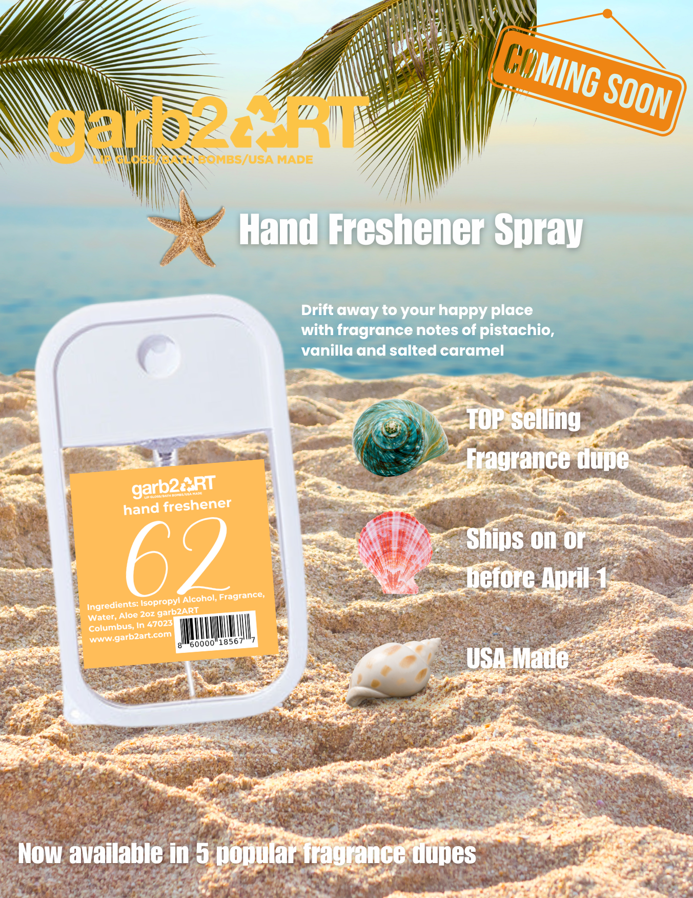 Hand Sanitizer Mist 62 With Case